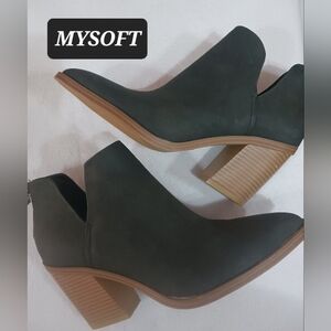 MYSOFT Boots Booties Womens Size 9